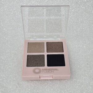 Mineral Fusion Quad Eyeshadow Palette Neutral Tones For Day & Night Looks
